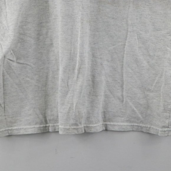 Vintage Streetwear Blank Short Sleeve Shirt Gray - Picture 3 of 8